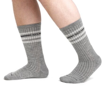 Wide Open Vintage Stripe Cushioned Crew Socks - Men's 6