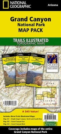 National Geographic Grand Canyon National Park Topographic Map Pack 0