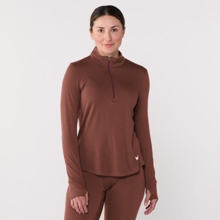REI Co-op Heavyweight Merino Base Layer Half-Zip Top - Women's 1
