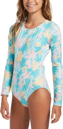 Billabong Mermaid Feels Long-Sleeve One-Piece Swimsuit - Girls' 3