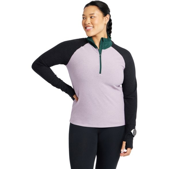On Body Image of color Dusty Lavender Multi
