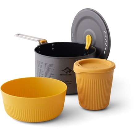 Sea to Summit Frontier Ultralight 1.3 L Pot Cookset - 3 Piece 0
