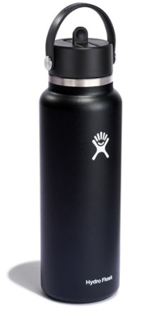 Hydro Flask Wide-Mouth Vacuum Water Bottle with Flex Straw Cap - 40 fl. oz. 1