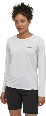 patagonia long sleeve white top