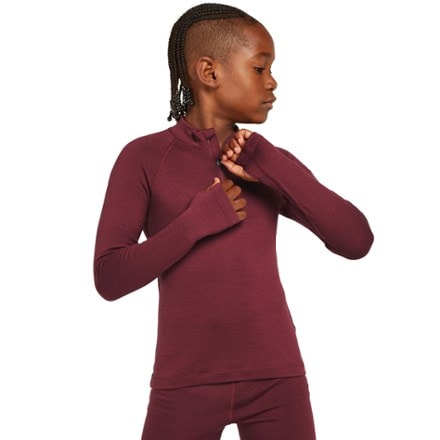 Icebreaker Merino 260 Tech Long-Sleeve Half-Zip Thermal Base Layer Top - Kids' 1