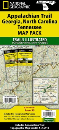 Appalachian Trail Map Pack: Georgia, North Carolina and Tennessee