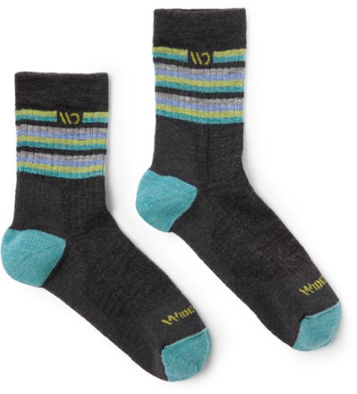 Wide Open Multi Stripe Cushioned Micro Crew Socks - Women's 2