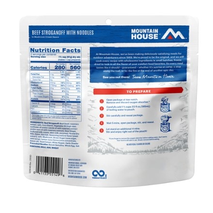 Mountain House Beef Stroganoff - 2 Servings 1