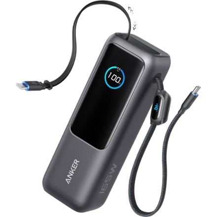 Anker Laptop Power Bank (25,000 mAh, 165W, Built-In and Retractable Cables) 0