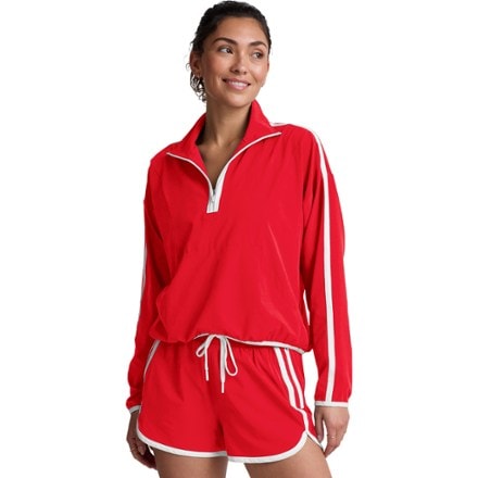 Beyond Yoga Course Contrast Half-Zip Pullover - Women's 0