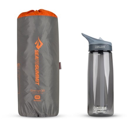 Sea to Summit Ether Light XT Insulated Sleeping Pad Size: Regular Wide (water bottle not included)