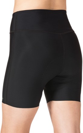 Terry Chill 5 Bike Shorts - Women's Back view (Black)