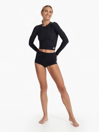 Vuori Dune Shorty Swimsuit Bottoms - Women's BLACK (top not included)