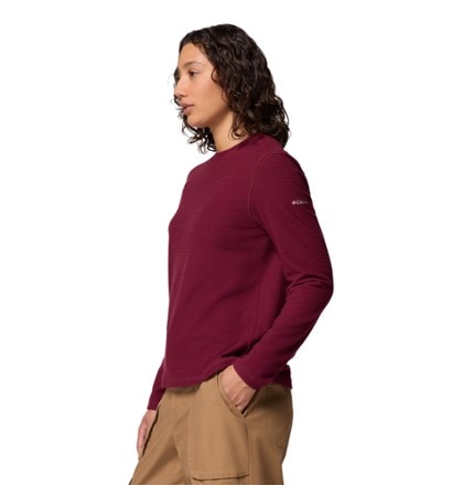 Columbia Brea Falls Grid Crew Long-Sleeve Shirt - Women's 3