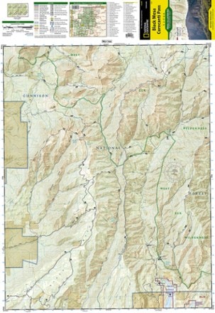 National Geographic Black Mesa / Curecanti Pass Topographic Map 2