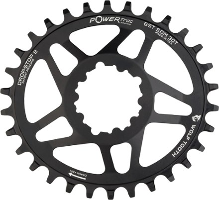 Wolf Tooth Components Oval Direct Mount Chainring - SRAM 3-Bolt Boost Mountain Cranks - Drop-Stop B - 3 mm Offset 0