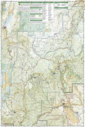 National Geographic Paunsaugunt Plateau, Mount Dutton & Bryce Canyon Topographic Map 1