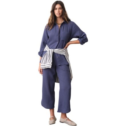 Marine Layer Jane Relaxed Double Cloth Shirt 4