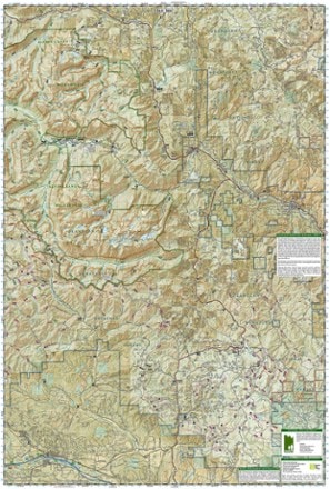 National Geographic Alpine Lakes Wilderness Topographic Map 2