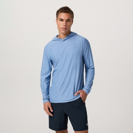 On Body Image of color Isle Blue Heather