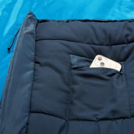 The North Face Dolomite One Duo Sleeping Bag Zipper detail