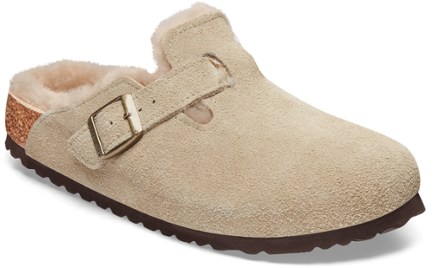 Birkenstock Women s Boston Shearling Clogs Size 36 Taupe