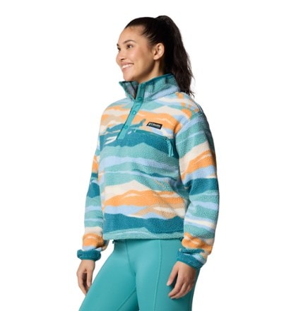 Columbia Helvetia II Cropped Half-Snap Fleece Pullover - Women's 3