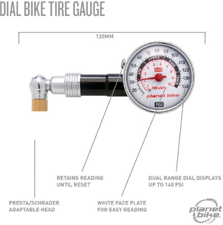 Bicycle best sale tire gauge