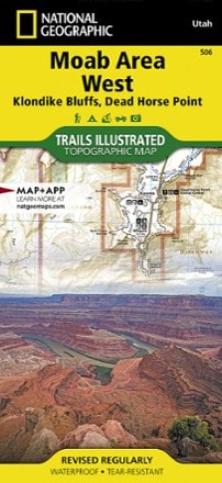 National Geographic Moab Area West - Klondike Bluffs, Dead Horse Point Map 0