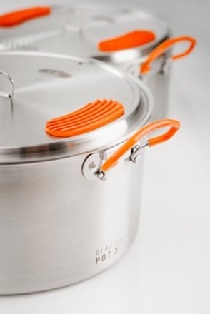 GSI Outdoors Glacier Stainless Base Camper Cookset - Medium 7