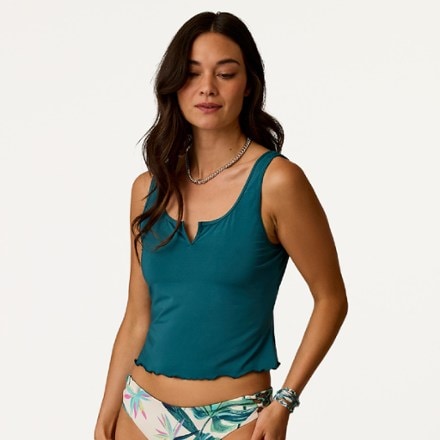 Carve Designs Vida Notchneck Tankini Swimsuit Top - Women's 0
