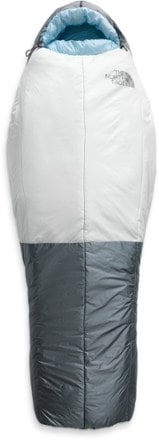 The North Face Cat s Meow Sleeping Bag Women s Beta Blue Tin Grey Long