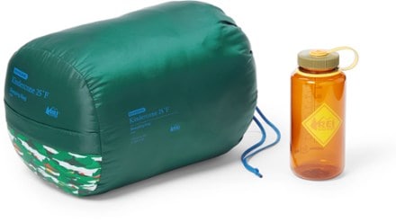 REI Co-op Kindercone 25 Sleeping Bag - Kids' Stuff sack (32oz bottle not included) (Fjord)