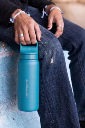 LifeStraw Go Series Insulated Stainless-Steel Water Filter Bottle - 24 fl. oz. 6