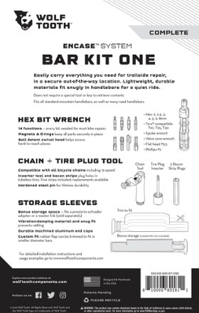 Wolf Tooth Components EnCase Bar Kit One Back view (None)