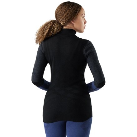 Smartwool Intraknit Thermal Merino Colorblock Quarter-Zip Base Layer Top - Women's 2