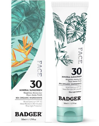 Badger Face SPF 30 Mineral Sunscreen - 1.7 fl. oz. 0