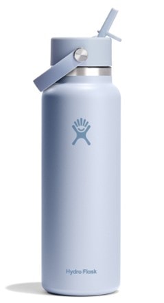 Hydro Flask Wide-Mouth Vacuum Water Bottle with Flex Straw Cap - 40 fl. oz. 0