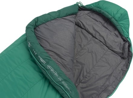 Sea to Summit Traverse TvII 25 Sleeping Bag Top view (Forest/Pine)