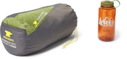 Mountainsmith Morrison EVO 2 Tent with Footprint Stuff sack (32oz bottle not included) (Cactus Green)