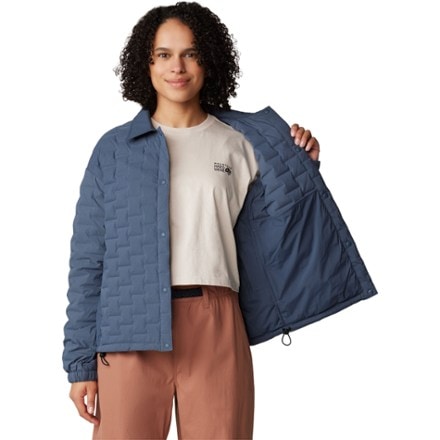 Mountain Hardwear Stretchdown Light Snap Down Jacket - Women's 4