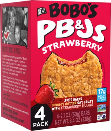 Bobo's Oat Bars PB&J Oat Snacks - Package of 4 0