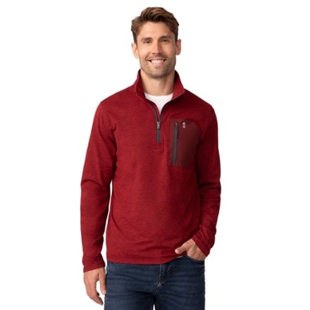 Free Country Sueded Quarter-Zip Pullover - Men's 0