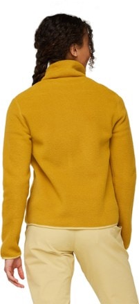 Yellow store fleece sweater