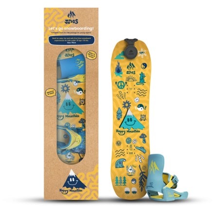 Jones Happy Mountain Snowboard Package - Kids' - 2025/2026 0