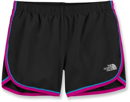 girls north face shorts