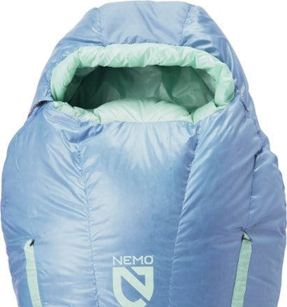 NEMO Riff 30 Endless Promise Down Sleeping Bag - Women's Hood detail