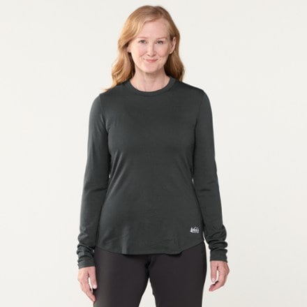 REI Co-op Heavyweight Merino Long-Sleeve Base Layer Crew Top - Women's 1