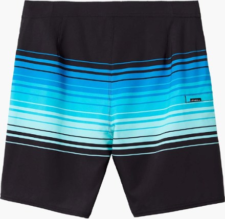 Plus Size Lands' End 9 Quick Dry Elastic Waist Swim Board Shorts