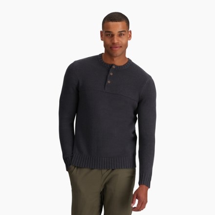 Royal Robbins Headlands Hemp Button Crew Sweater - Men's 1